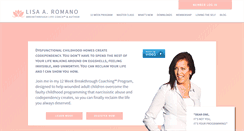 Desktop Screenshot of lisaaromano.com